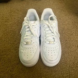 Nike womens Air Force 1s ( AF1s ) - White Size 8